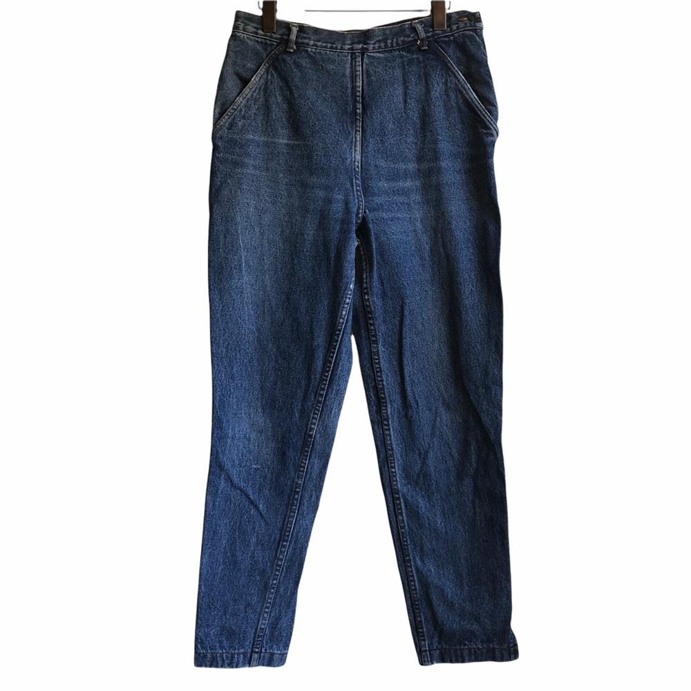 Jordache VTG Denim Mom Jeans 100% Cotton 16, 30L